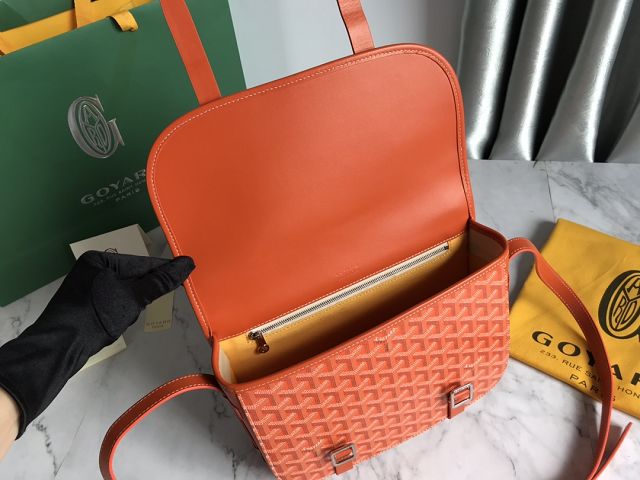 Goyard original canvas belvedere MM bag GY0072 orange