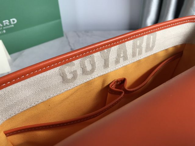 Goyard original canvas belvedere MM bag GY0072 orange