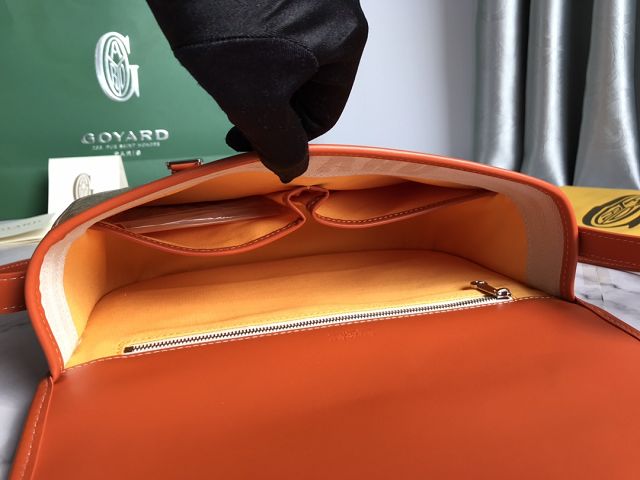 Goyard original canvas belvedere MM bag GY0072 orange