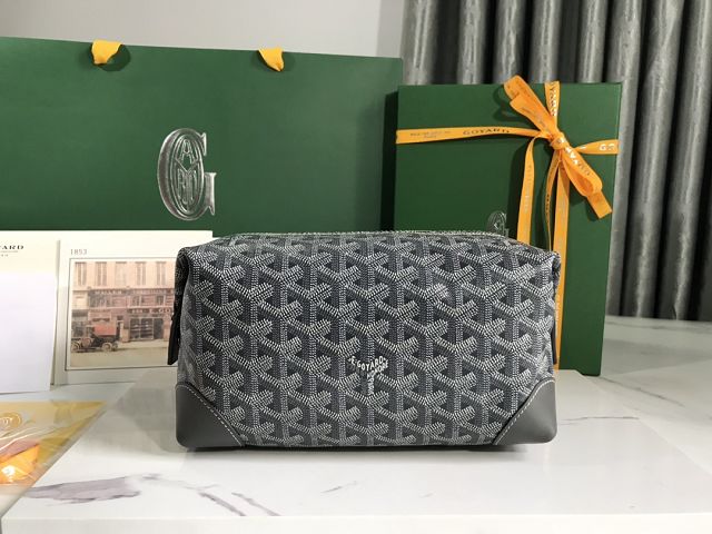 Goyard original canvas bowling 25 toiletry bag GY0068 grey