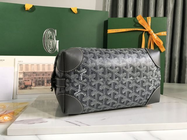 Goyard original canvas bowling 25 toiletry bag GY0068 grey