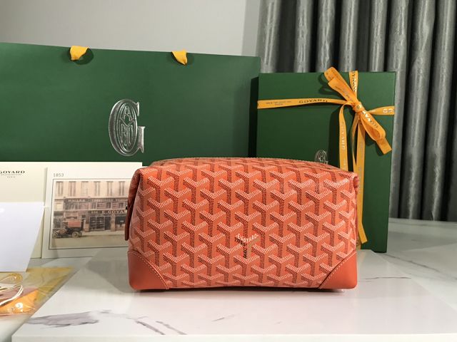 Goyard original canvas bowling 25 toiletry bag GY0068 orange