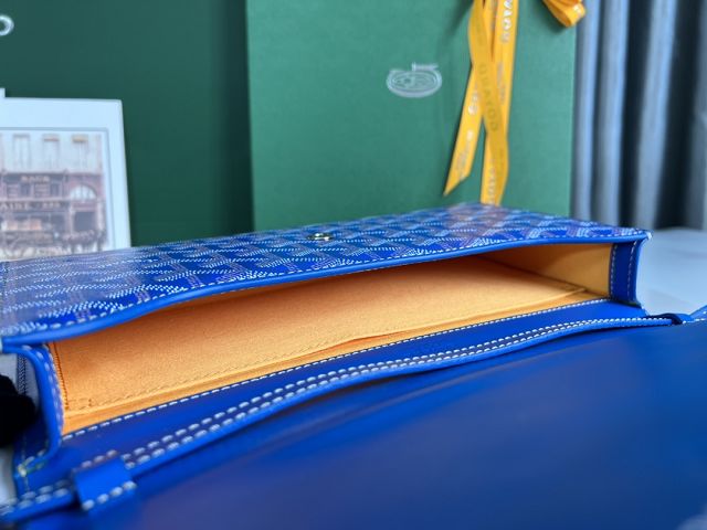 Goyard original canvas monte-carlo PM clutch GY0071 blue