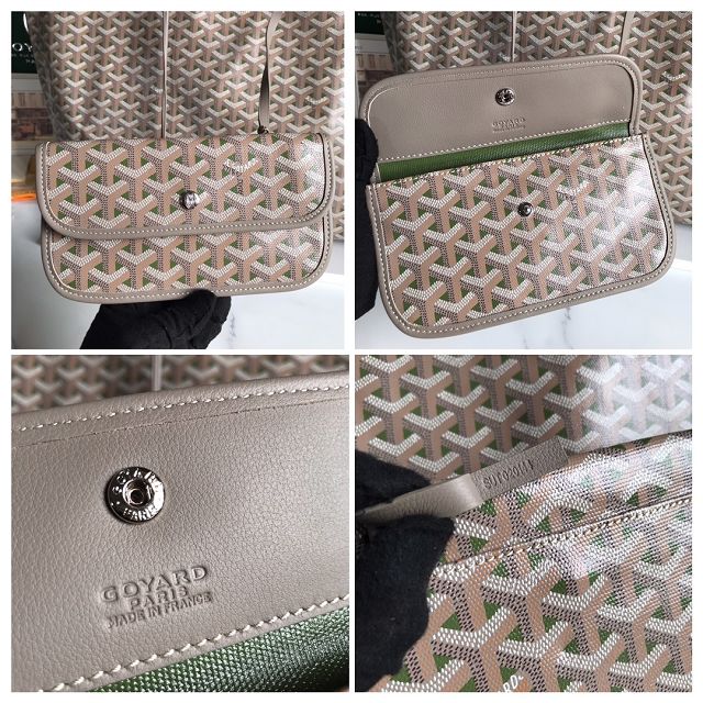 Goyard original canvas saint louis GM bag GY0070 green