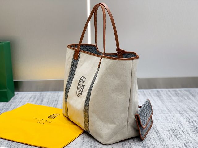 Goyard original cotton saint louis GM bag GY0065 grey