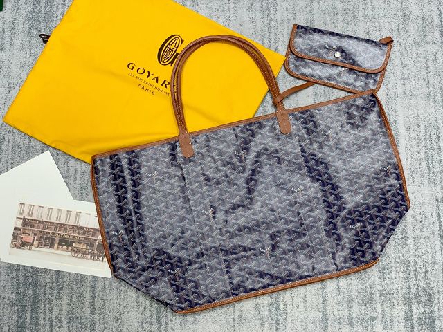 Goyard original cotton saint louis GM bag GY0065 navy blue