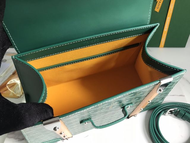 Goyard original canvas saigon structure PM bag GY0075 green