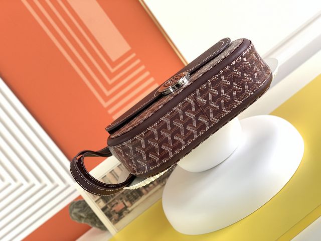 Goyard original calfskin&canvas saint honore 233 bag GY0077 burgundy