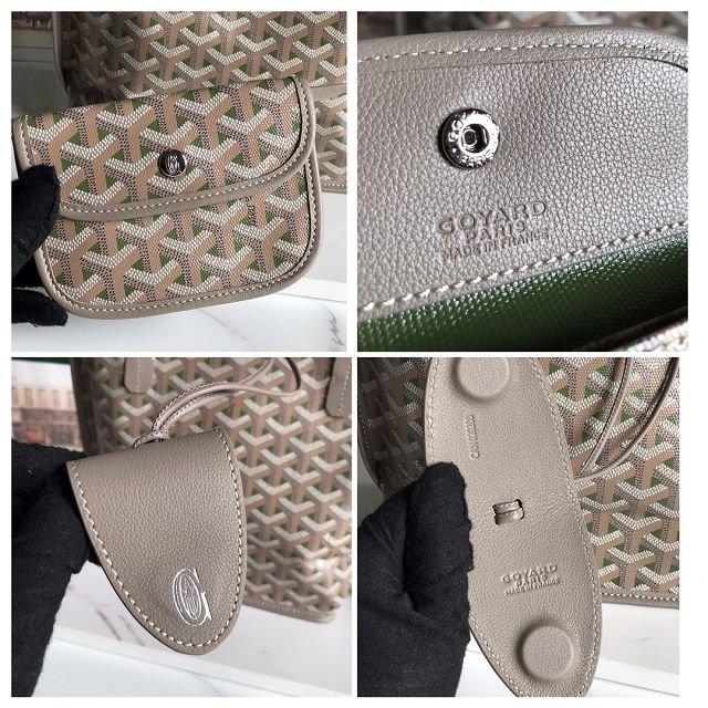 Goyard original canvas anjou mini bag GY0085 green