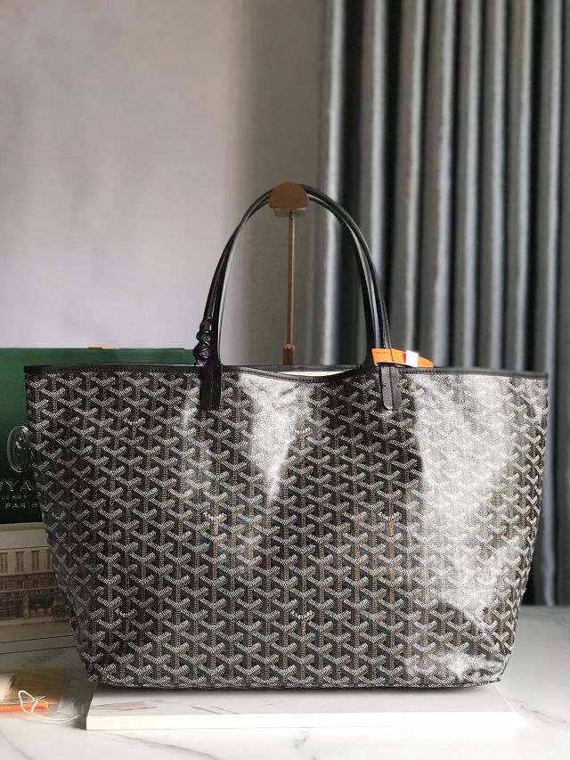 Goyard original canvas saint louis GM bag GY0081 black