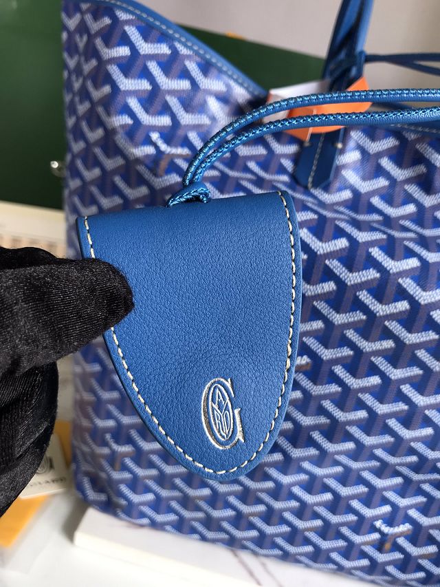 Goyard original canvas saint louis GM bag GY0083 blue