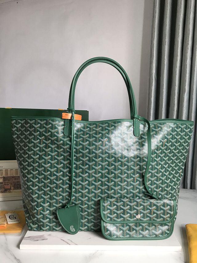 Goyard original canvas saint louis GM bag GY0083 green