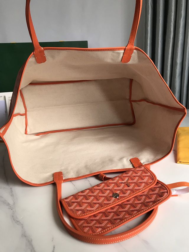 Goyard original canvas saint louis GM bag GY0083 orange