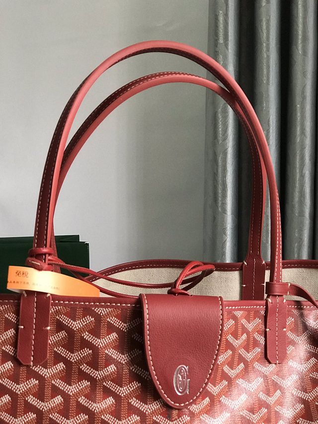 Goyard original canvas saint louis GM bag GY0083 red