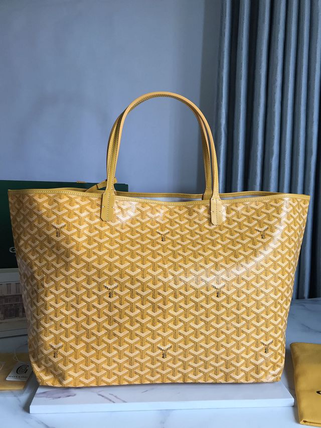 Goyard original canvas saint louis GM bag GY0083 yellow