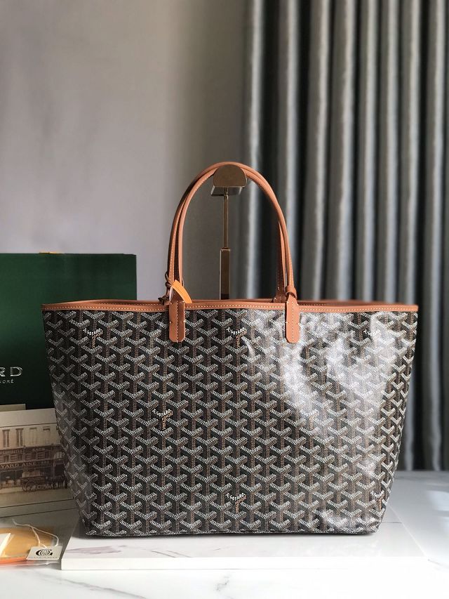 Goyard original canvas saint louis PM bag GY0080 black&brown