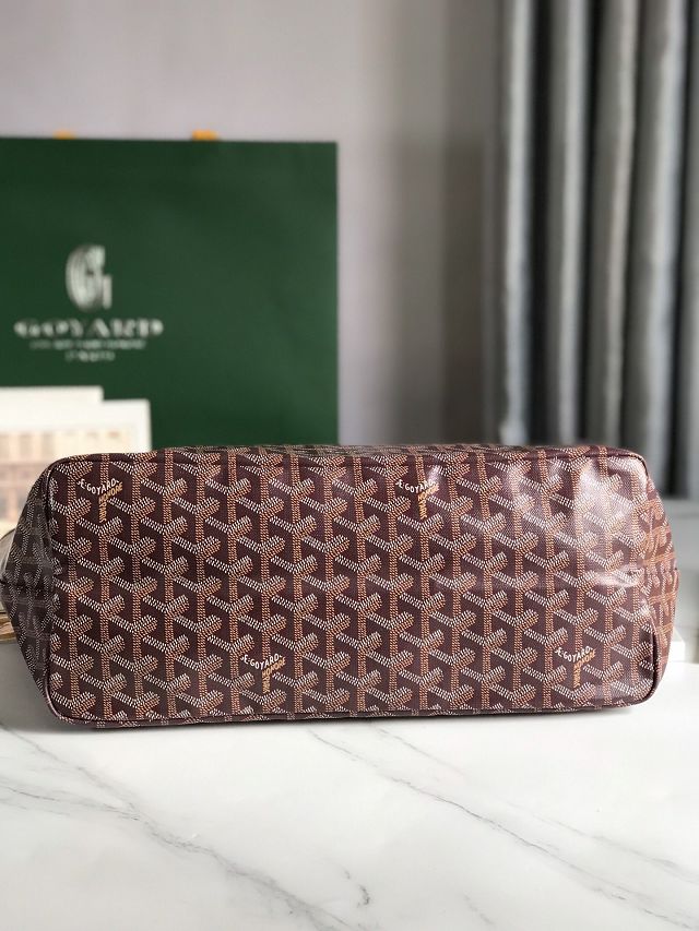 Goyard original canvas saint louis PM bag GY0082 burgundy