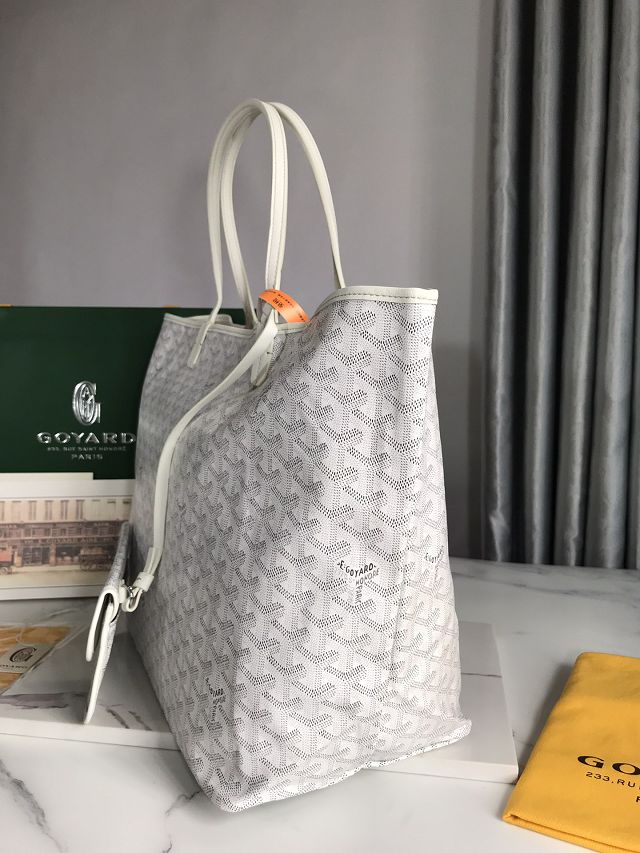 Goyard original canvas saint louis PM bag GY0082 white