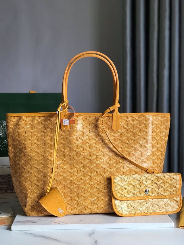 Goyard original canvas saint louis PM bag GY0082 yellow