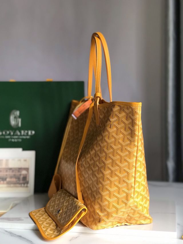 Goyard original canvas saint louis PM bag GY0082 yellow