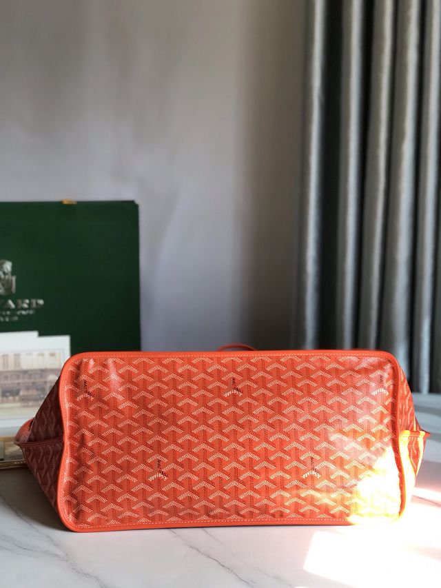 Goyard original calfskin&canvas reversible anjou GM bag GY0088 orange