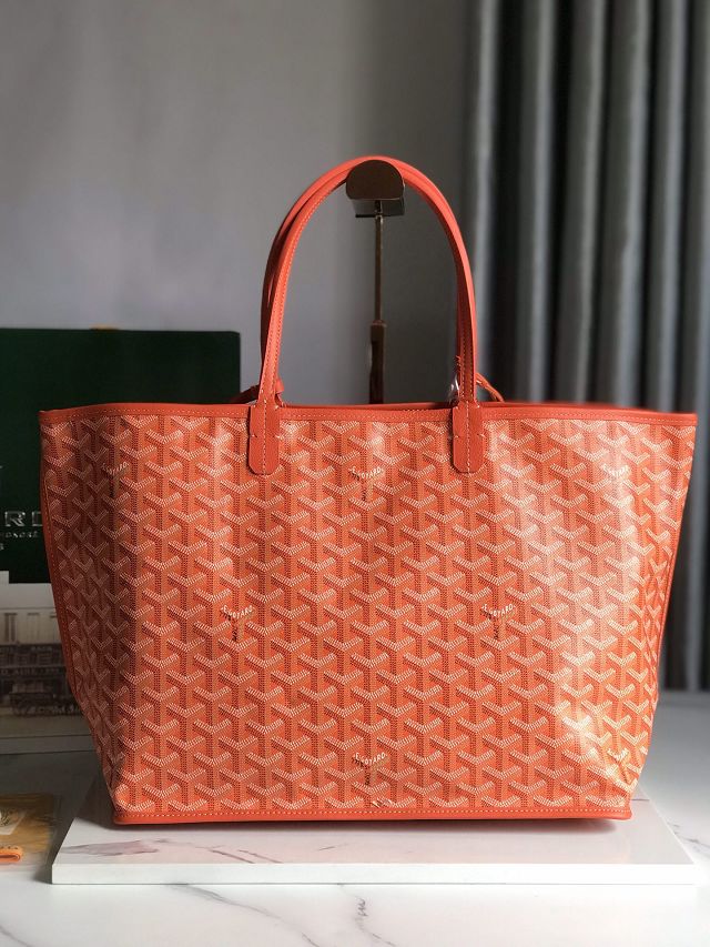 Goyard original calfskin&canvas reversible anjou PM bag GY0087 orange