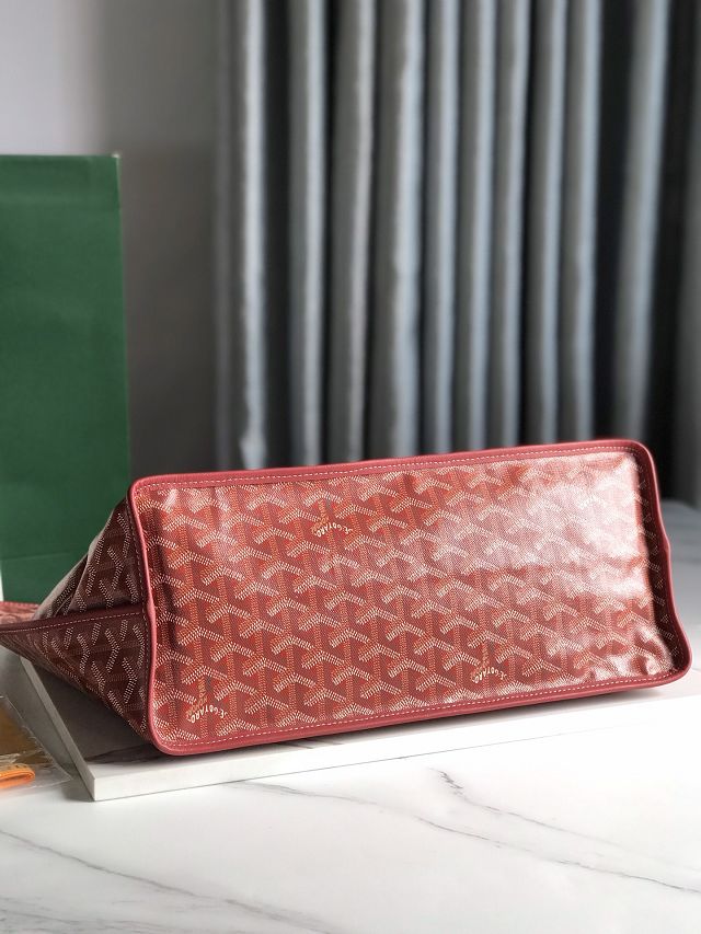 Goyard original calfskin&canvas reversible anjou PM bag GY0087 red