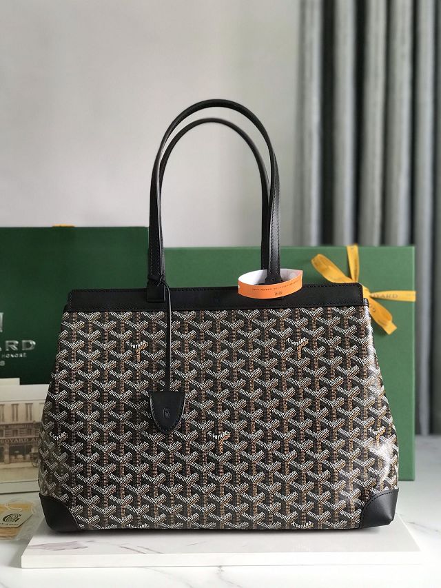 Goyard original canvas bellechasse biaude PM bag GY0091 black