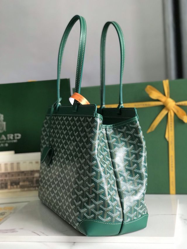 Goyard original canvas bellechasse biaude PM bag GY0091 green