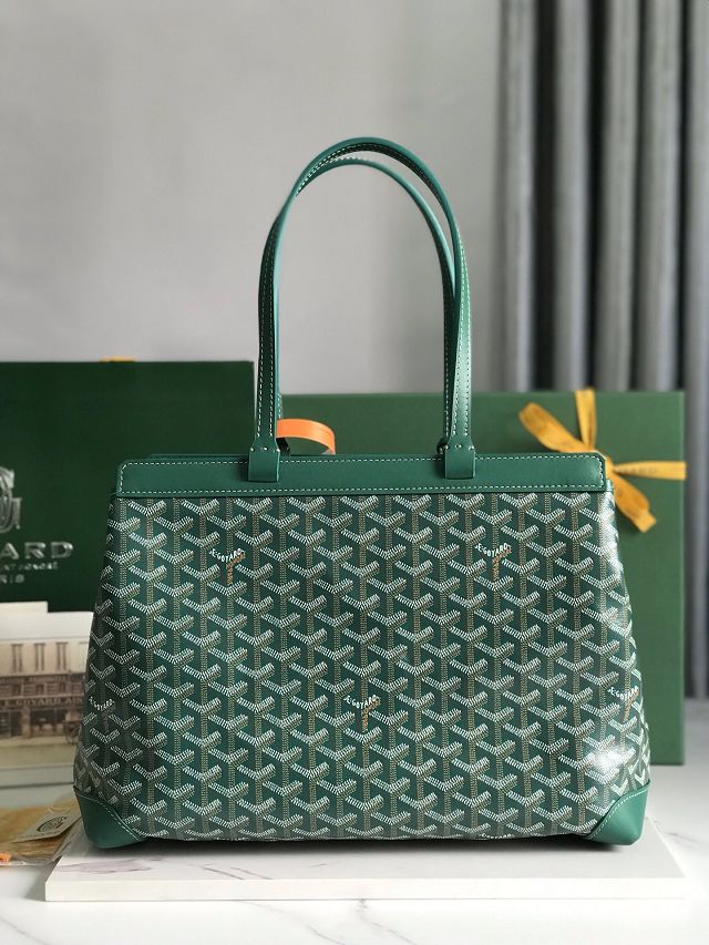 Goyard original canvas bellechasse biaude PM bag GY0091 green