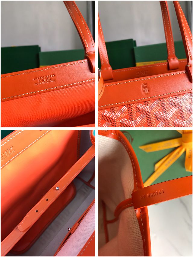 Goyard original canvas bellechasse biaude PM bag GY0091 orange