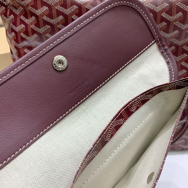 Goyard original canvas boheme hobo bag GY0094 burgundy