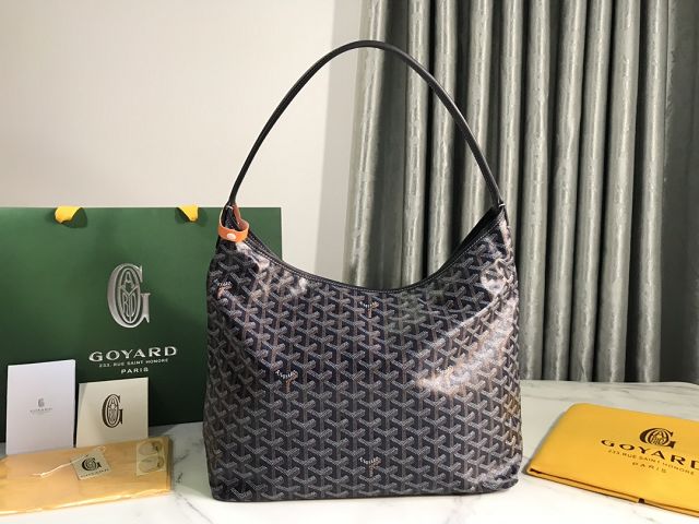 Goyard original canvas boheme hobo bag GY0094 navy blue