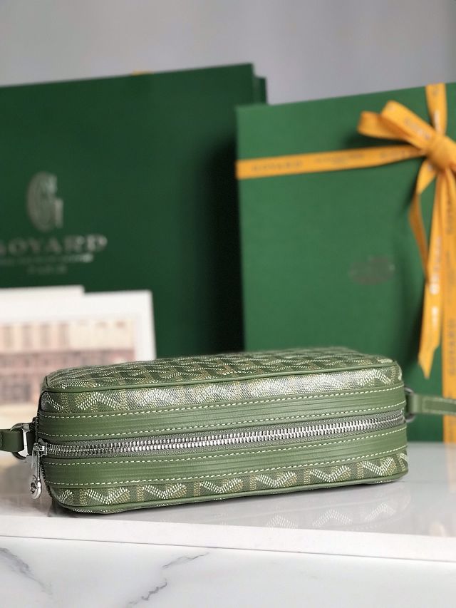 Goyard original canvas cap vert bag GY0015 khaki