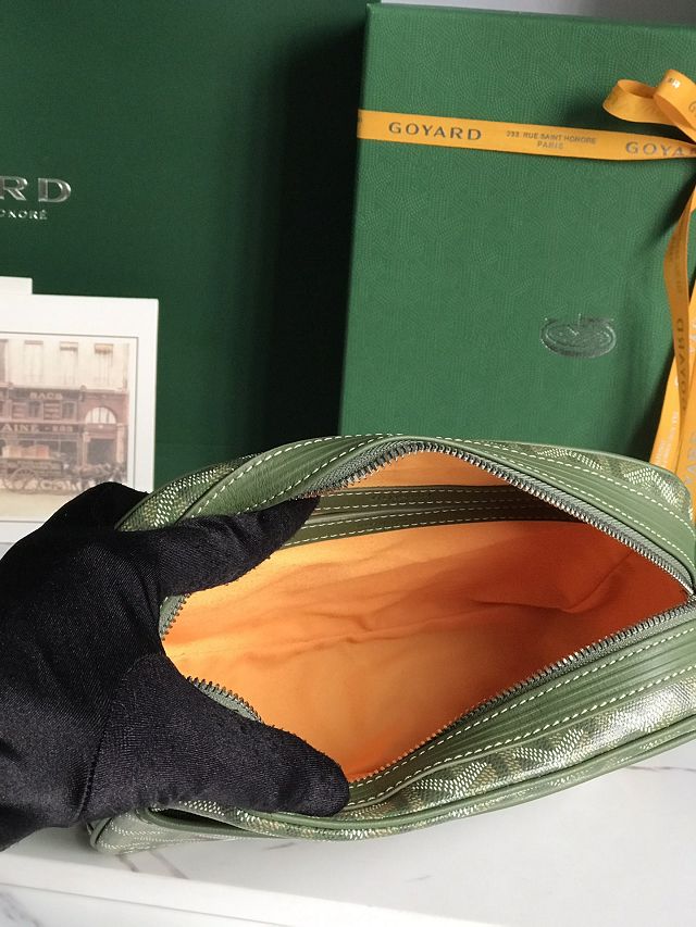 Goyard original canvas cap vert bag GY0015 khaki