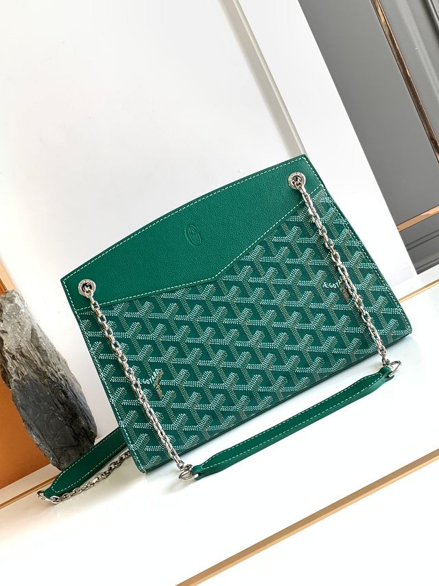 Goyard original canvas rouette structure PM bag GY0092 green