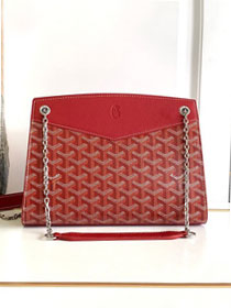 Goyard original canvas rouette structure PM bag GY0092 red