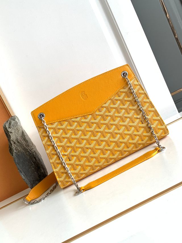 Goyard original canvas rouette structure PM bag GY0092 yellow