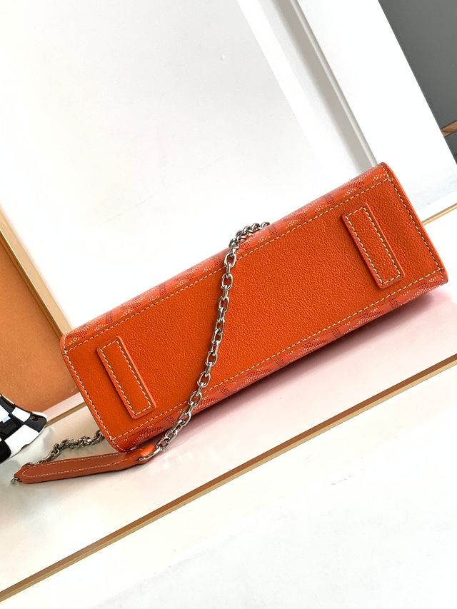 Goyard original canvas rouette structure mini bag GY0093 orange