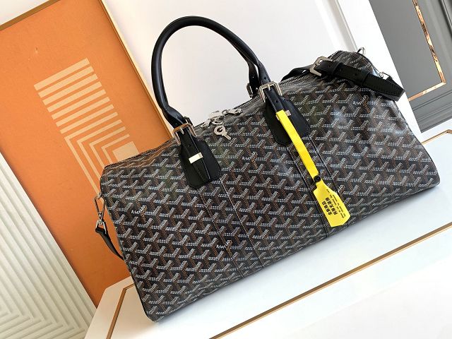 Goyard original canvas boston 45 bag GY0096 black