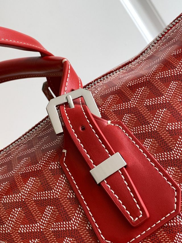 Goyard original canvas boston 45 bag GY0096 red