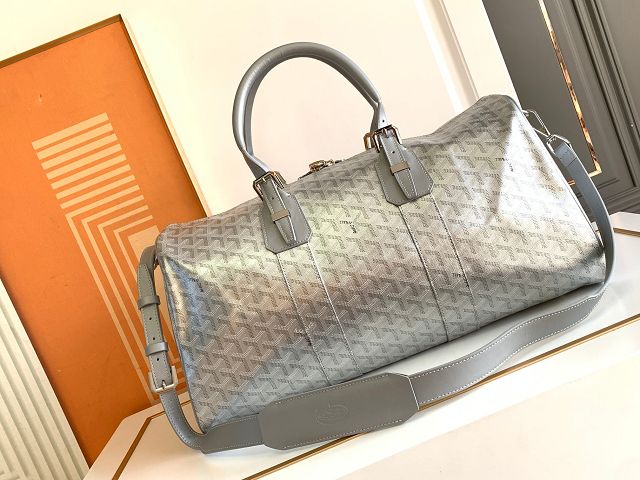 Goyard original canvas boston 45 bag GY0096 silver