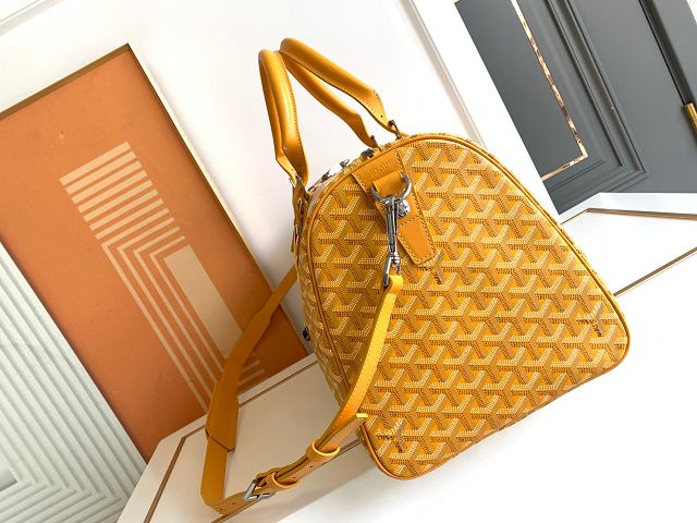 Goyard original canvas boston 45 bag GY0096 yellow