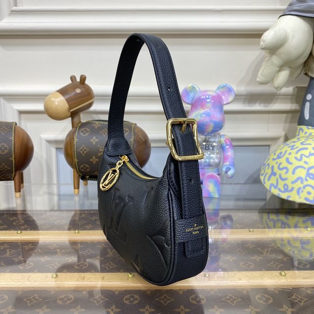 Louis vuitton original calfskin mini moon bag M82391 black