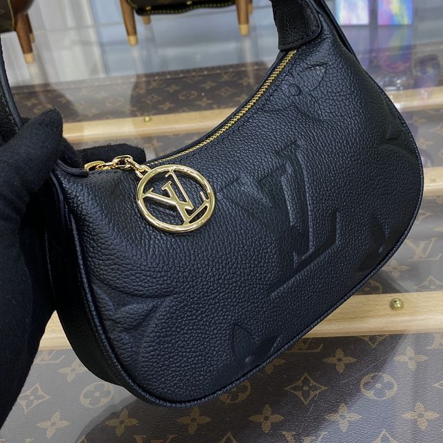 Louis vuitton original calfskin mini moon bag M82391 black