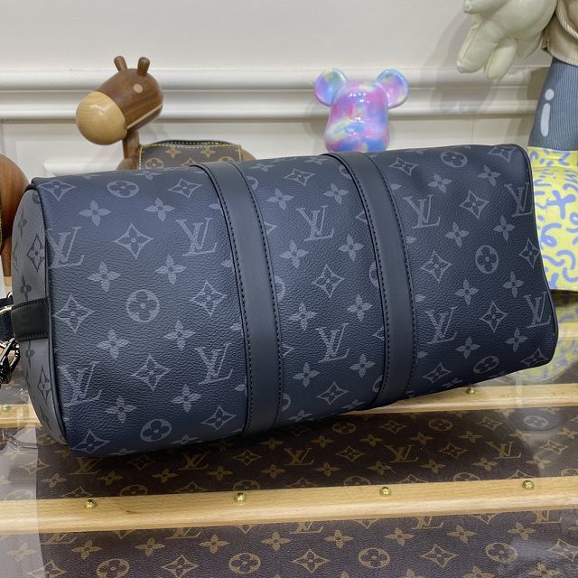 Louis vuitton original monogram eclipse keepall 35 M46655 