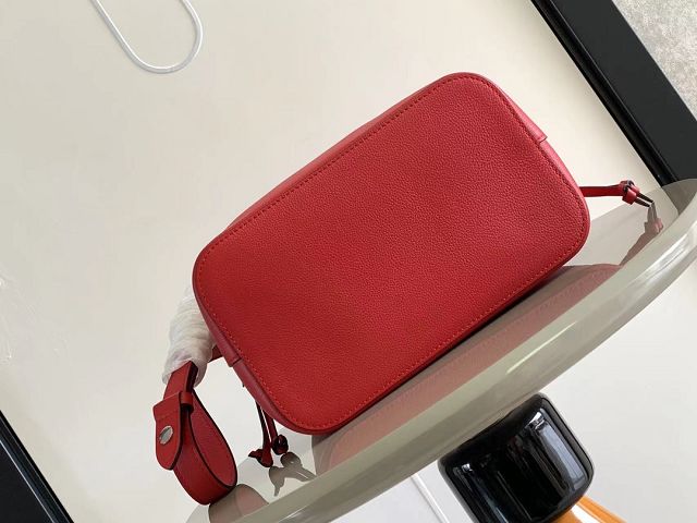 Louis vuitton original calfskin bucket bag M54677 red