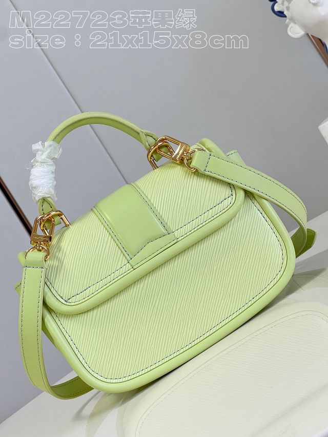 Louis vuitton original epi leather hide&seek bag M22725 light green