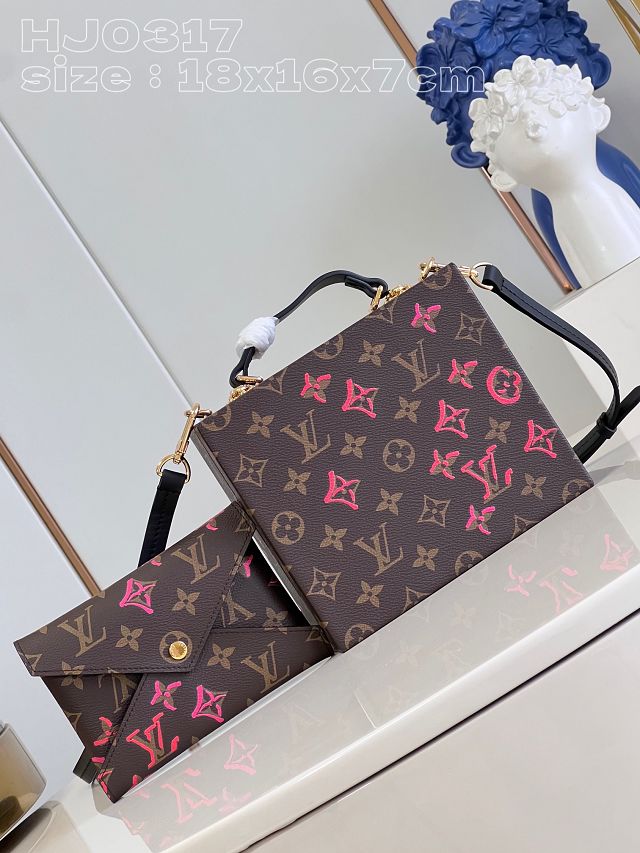 Louis vuitton original monogram canvas mobile box HJ0317