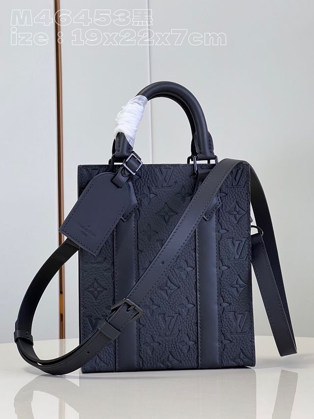 Louis vuitton original calffskin mini sac plat M46453 black